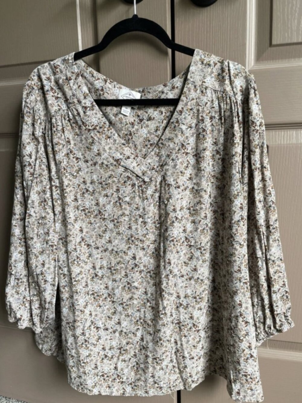 Long sleeves blouse woman size 3X